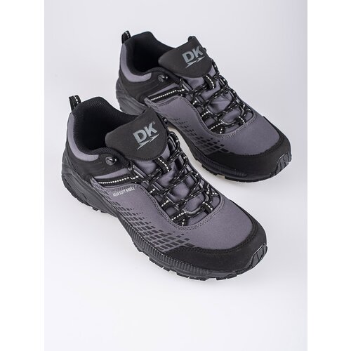 DK Men's trekking shoes on a thick sole gray Cene