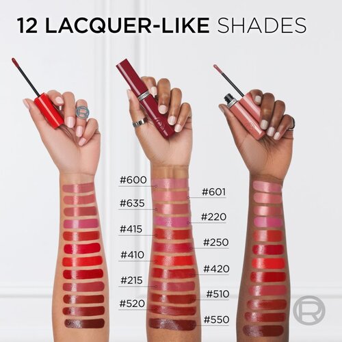 L&amp;acute;Or&amp;eacute;al Paris Infaillible dugotrajni tekući ruž za usne daje hidrataciju i sjaj nijansa 415 Rouge Paris 4.3 ml Slike