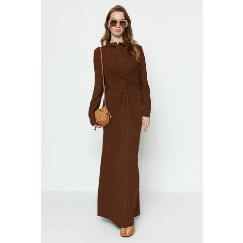 Trendyol Dress - Brown - Shift