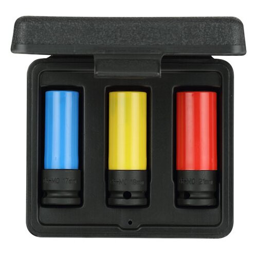 Gedore R63043003 set udarnih nasadnih ključeva na 1/2&amp;quot;, u kutiji, 3 kom Slike