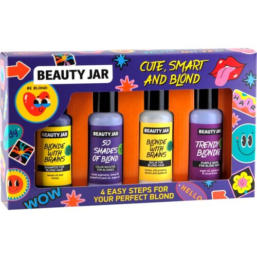 Beauty Jar Cute, Smart And Blond poklon set (za plavu kosu) Slike