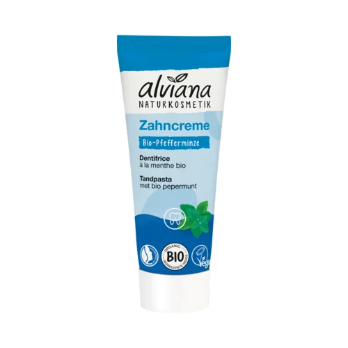 Alviana Naturkosmetik Pasta za zube - bio-menta - 75 ml