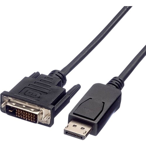 Value DisplayPort / DVI adapterski kabel DisplayPort vtič\, DVI-D 24+1-polni vtič 1.00 m črna 11.99.5614 za&scaron;čiten DisplayPort kabel, (20418763) Cene