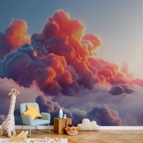  Foto tapeta - Twilight Spectacle: Clouds in Shades of Pink and Violet 400x280 Cijene