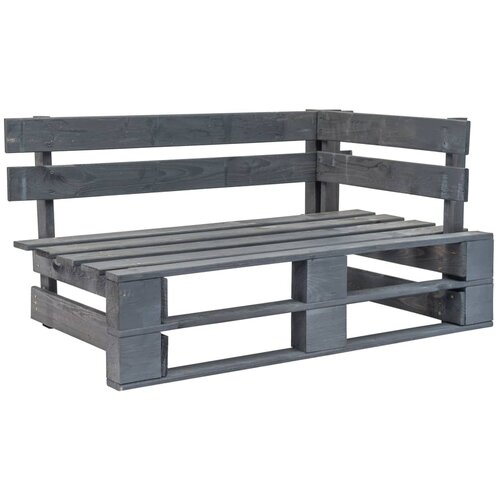 Maison Chic kavč - Sofa - Kanape dvosed iz palet z blazinami siva impregnirana borovina, (21727627) Cene