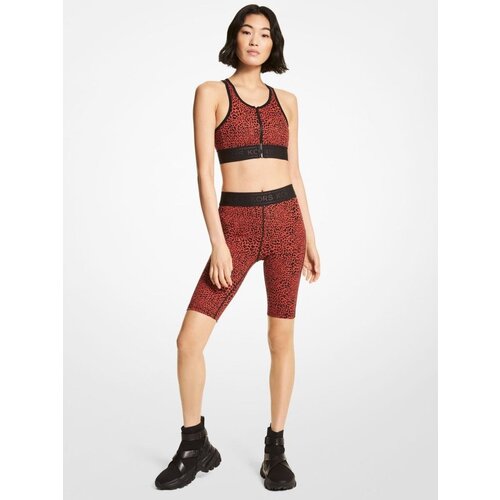Michael Kors Shorts - MKGO ANML LOGO BIKE SHORT red Cene