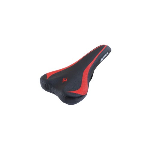  sedlo mtb crno crveno carbon high end 270x155mm Slike