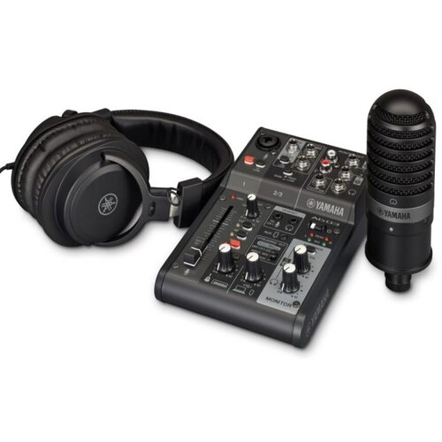 Yamaha AG03 MK2 Live Streaming Pack Black - - Audio-Kondric Cene