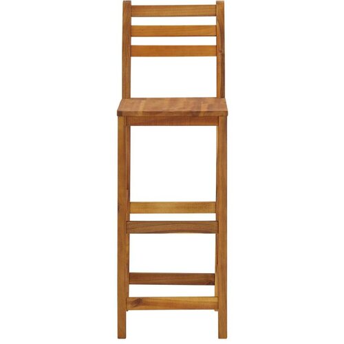  Barski stolci 4 kom od masivnog bagremovog drva Slike