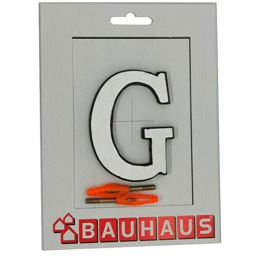 Kućni broj G (Visina: 80 mm, Srebrne boje, Aluminij) Cijene