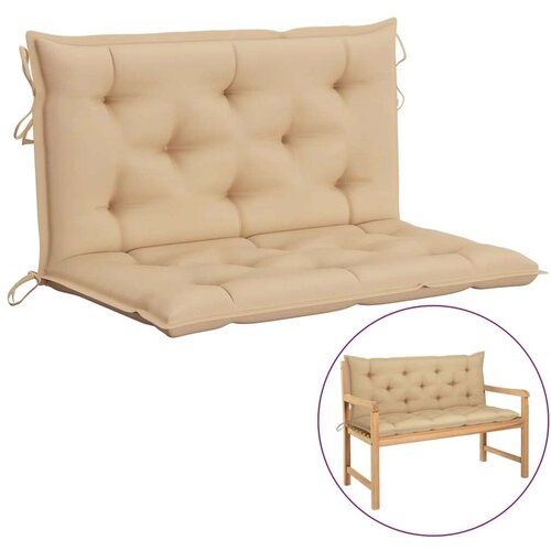  Jastuci za vrtnu klupu 2 kom bež 100x50x7 cm tkanine Oxford Cijene