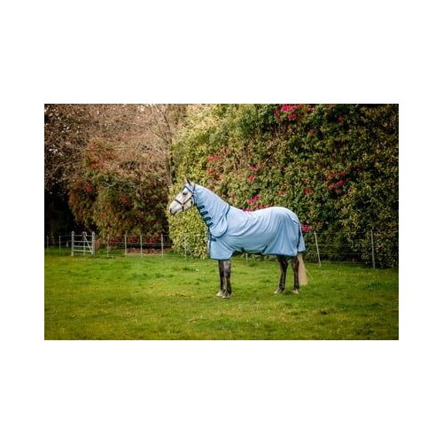 Horseware Ireland Pregrinjalo Amigo Ripstop Hoody, Azure Blue/Navy & Electric Blue - 160 cm Cene