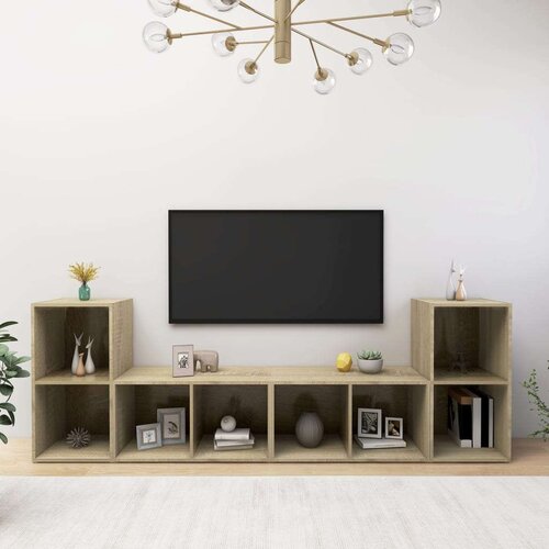 TV ormarići 4 kom boja hrasta 72 x 35 x 36,5 cm od iverice Cijene