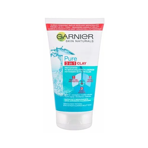 Garnier Pure 3in1 gel za čišćenje lica za masnu kožu 150 ml za žene