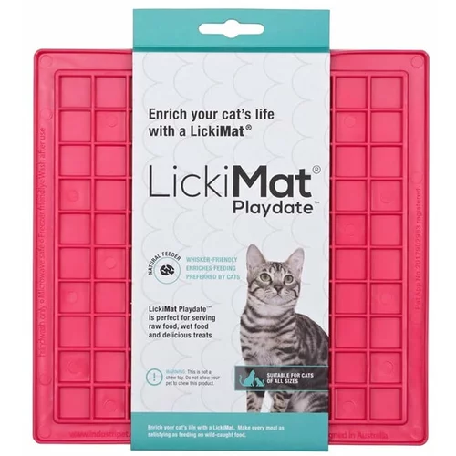 LickiMat Podloga za lizanje Playdate Pink –