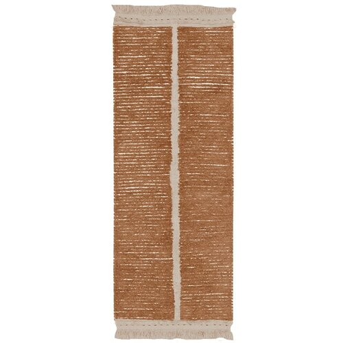 Lorena Canals Ciglasta/bež pamučna staza 80x230 cm Duetto Toffee &amp;ndash; Slike