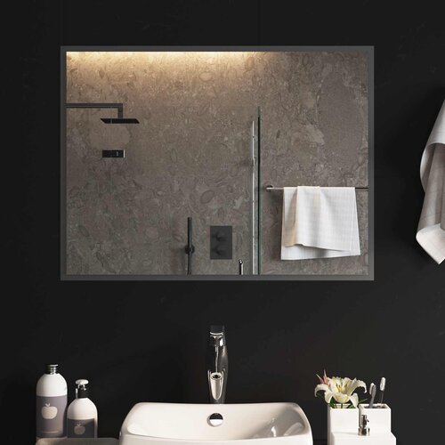  LED kupaonsko ogledalo s ogledalom *Transparent*an 80 x 60 cm Slike
