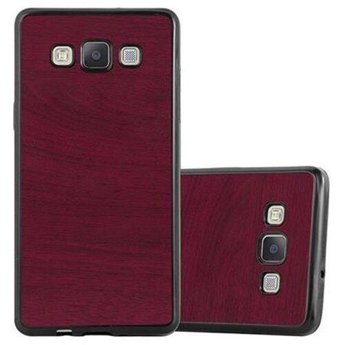 Cadorabo Ohi&scaron;je, združljiv s Samsungom v leseno rdečo - za&scaron;čitno prevleko iz fleksibilnega silikona TPU, (20589851) Cene