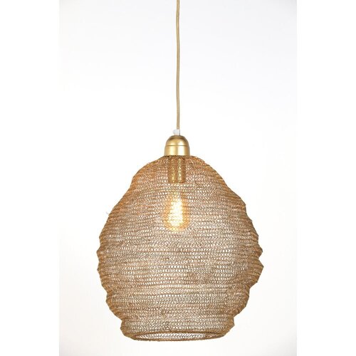 Light & Living Viseča svetilka v bronasti barvi s kovinskim senčilom ø 38 cm Nina – Cene