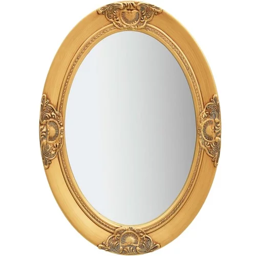  Stensko ogledalo v baročnem stilu 50x70 cm zlato