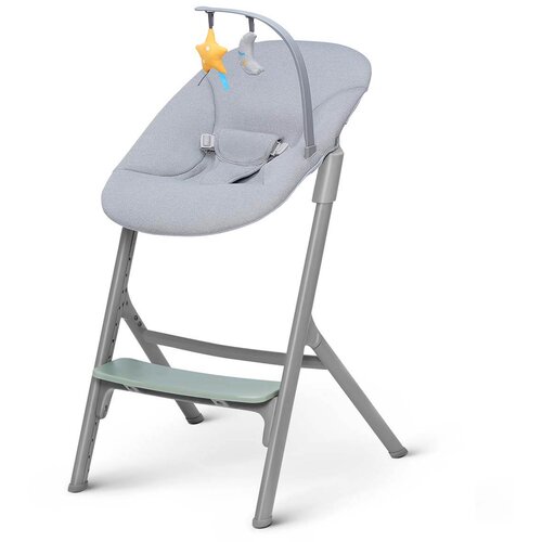 Kinderkraft hranilica LIVY maslinasto zelena + njihaljka CALMEE, siva Slike
