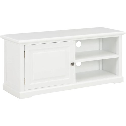 Furnova TV omarica iz lesa 90x30x40 cm bela, (21923242) Slike