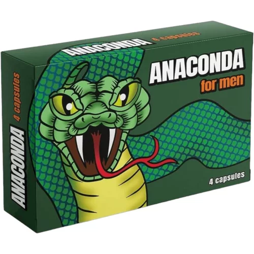 Drugo Anaconda - naravno prehransko dopolnilo za moške (4 kosi)