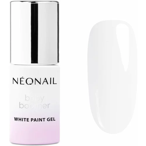 NeoNail Baby Boomer Paint Gel gel lak za nohte odtenek White 6,5 ml
