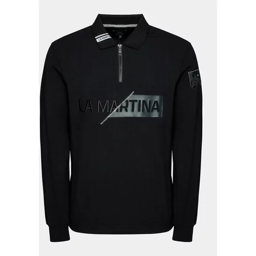 La Martina Polo majica Warrick WMP317 JS324 Črna Regular Fit