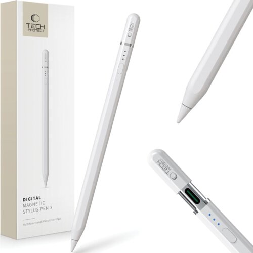 TECH-PROTECT MAGNETNO PISALO ZA IPAD 3 BELA RAZLIČICA 3, (21980288) Slike