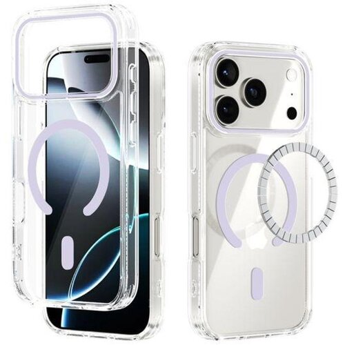 Chameleon Gumiran magnetni ovitek (TPU Magnetic) za Apple iPhone 17 Pro, vijoličen Cene