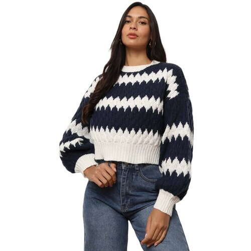 La Modeuse Puloverji 72321_P169841 Modra Cene