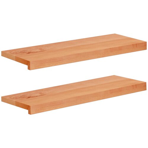 Step treads 2 kom. 70 x 25 x 2 cm Lak Čvrsto drvo bukve Cijene