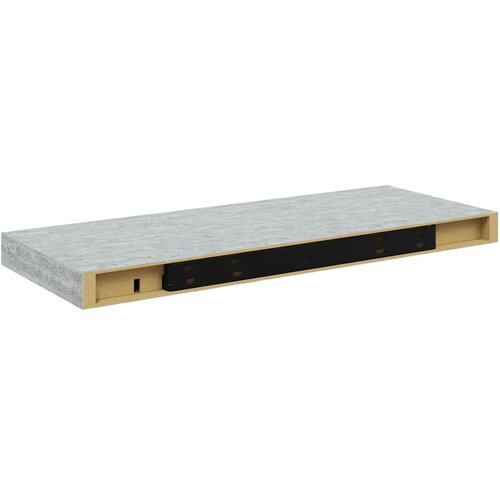  Plutajuće zidne police 2 kom boja betona 60 x 23,5 x 3,8 cm MDF Slike