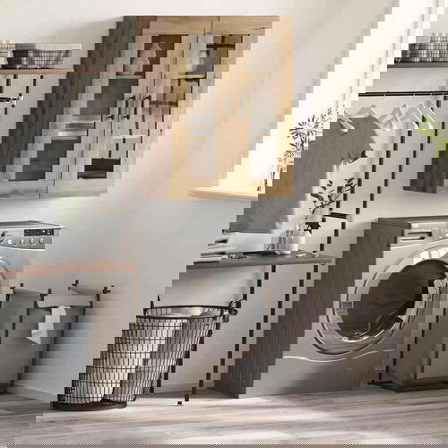 Ormarić Komoda Smeđa 69.5 x 34 x 90 cm Konstruirano drvo Slike