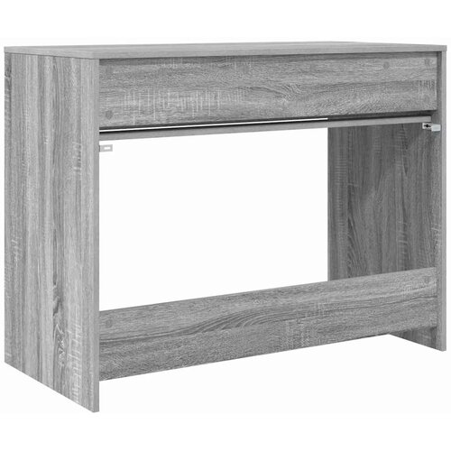  Stol Sivi Sonoma 100 x 50 x 78 cm Konstrukcijsko drvo Slike