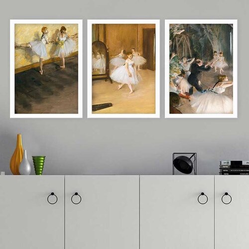 Wallity Set uramljenih slika 3BC_UN2684867, 3 Dela Cene