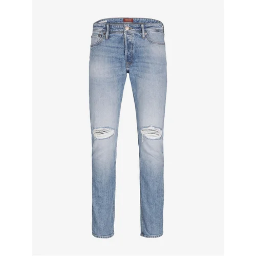 Jack & Jones Light blue men straight fit jeans Tim - Men