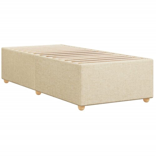  Okvir za krevet bez madraca krem 90x200cm od tkanine Slike