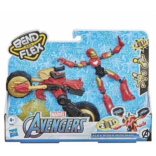 Hasbro avengers bend and flex flex rider iron man Slike
