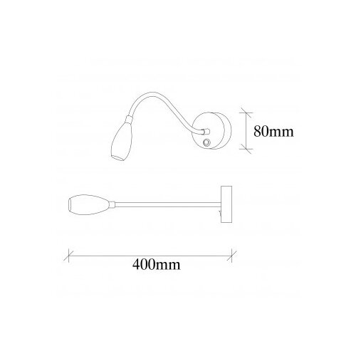 Opviq Reading 3251 zidna lampa, crna Slike