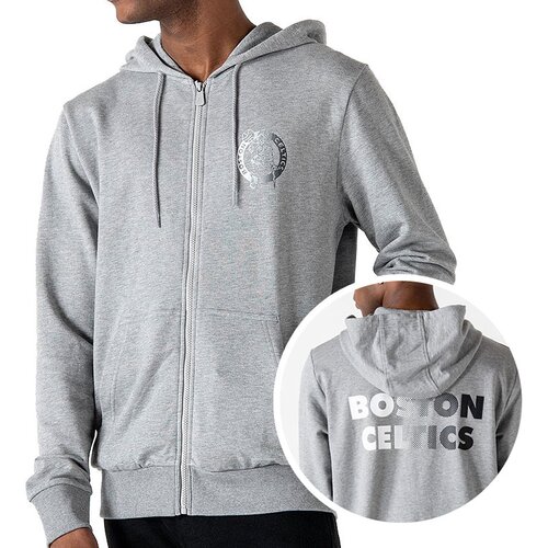 New Era Boston Celtics Gradient Wordmark zip majica sa kapuljčom Slike