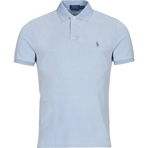 Polo Ralph Lauren POLO COUPE DROITE EN COTON BASIC MESH Plava Cijene