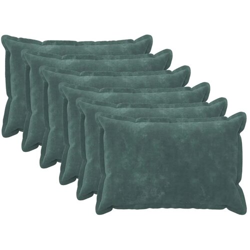  Presvlaka za jastuk 6 kom. HOUTEN Morska plava 30 x 50 cm - Dizajn s paspulom Morska plava 6 Cijene