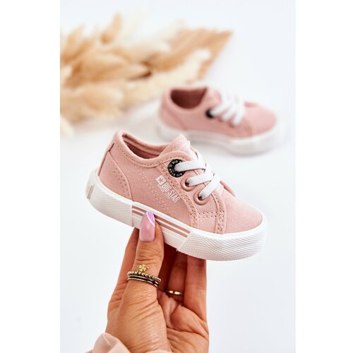 Kesi Children's Low Sneakers Big Star JJ374161 Pink Slike
