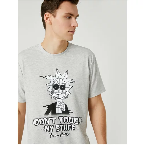Koton Rick And Morty Oversize T-Shirt Licensed Printed