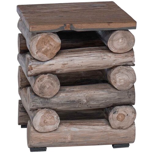  Stolica Prirodna 30 x 30 x 38 cm Čvrsto teak drvo Slike