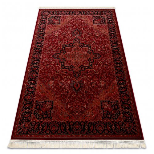 RugsX ORIENT Y307 preproga bordo / črna Okvir, klasičen, ornament, z resicami 250x350 cm, (21994876) Cene