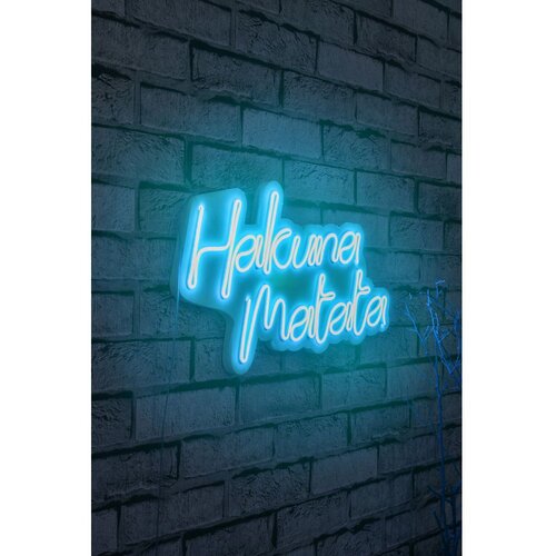 Wallity Hakuna Matata - Blue Blue Decorative Plastic Led Lighting Slike