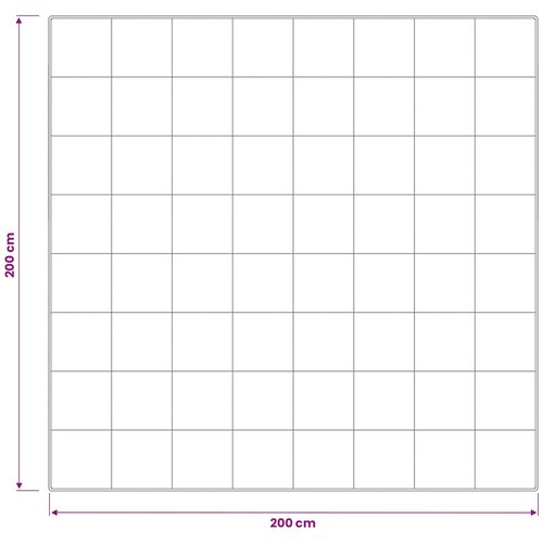  Poplun TRIER 200x200 cm 4 godi&amp;scaron;nja doba 220 GSM Bijela Slike